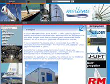 Tablet Screenshot of meltemi-yachting.gr